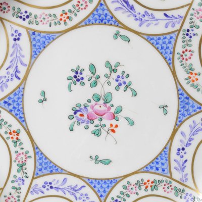 Antique Sevres Style Porcelain Plate from Edme Samson-IXK-883752