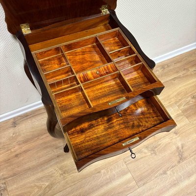 Antique Sewing Table in Mahogany, France, 1870s-ALF-2033607