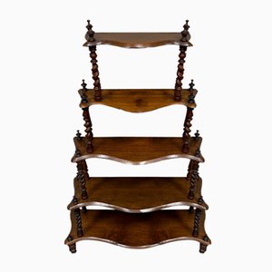 Antique Shelf in Walnut, England-ALF-2033490