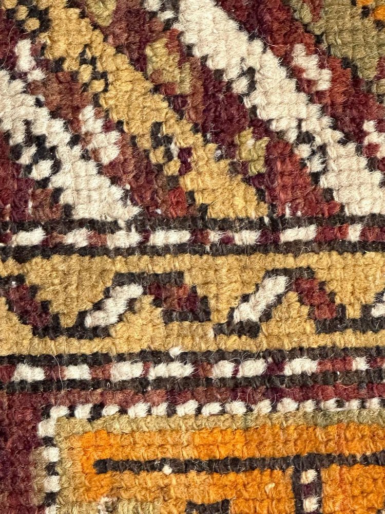 Antique Shirwan Caucasian Fragment of Rug, 1890s