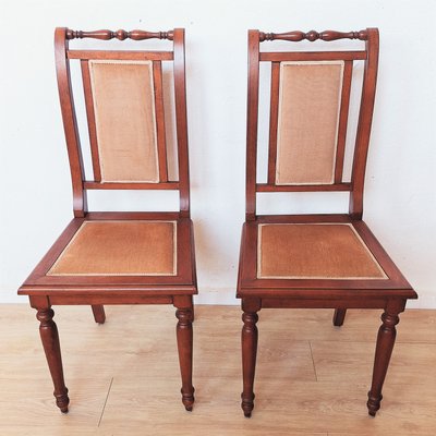 Antique Side Chairs, 1900-1920, Set of 2-WK-2022940