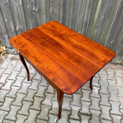 Antique Side Table in Cherry & Oak, France-ALF-2033625