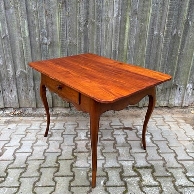 Antique Side Table in Cherry & Oak, France-ALF-2033625