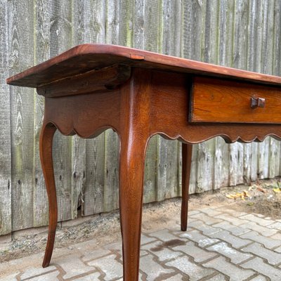 Antique Side Table in Cherry & Oak, France-ALF-2033625