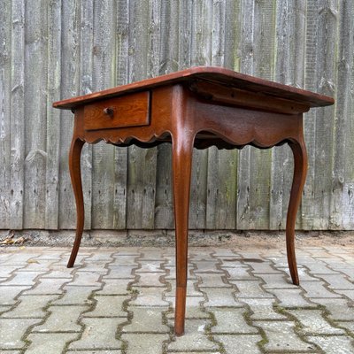 Antique Side Table in Cherry & Oak, France-ALF-2033625