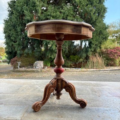 Antique Side Table in Rosewood & Inlay-ALF-2033482