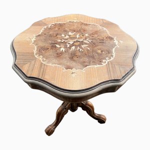 Antique Side Table in Rosewood & Inlay-ALF-2033482