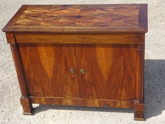 Antique Sideboard with Diamond-Shaped Wood Marquetry Top-ABK-2032053