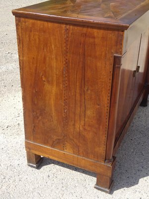 Antique Sideboard with Diamond-Shaped Wood Marquetry Top-ABK-2032053