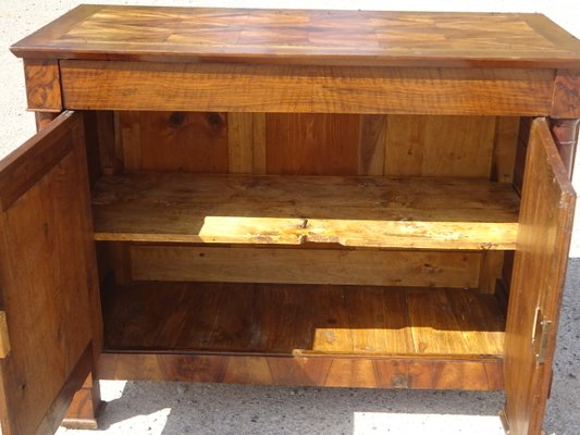 Antique Sideboard with Diamond-Shaped Wood Marquetry Top-ABK-2032053