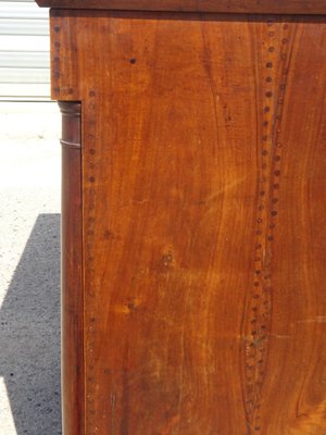 Antique Sideboard with Diamond-Shaped Wood Marquetry Top-ABK-2032053