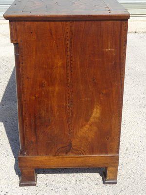 Antique Sideboard with Diamond-Shaped Wood Marquetry Top-ABK-2032053