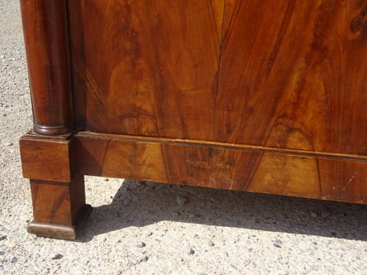 Antique Sideboard with Diamond-Shaped Wood Marquetry Top-ABK-2032053