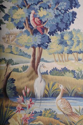 Antique Silk Aubosson Wall Tapestry, France, Late 19th Century-FLW-1756314