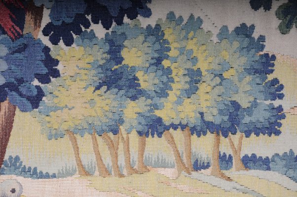 Antique Silk Aubosson Wall Tapestry, France, Late 19th Century-FLW-1756314