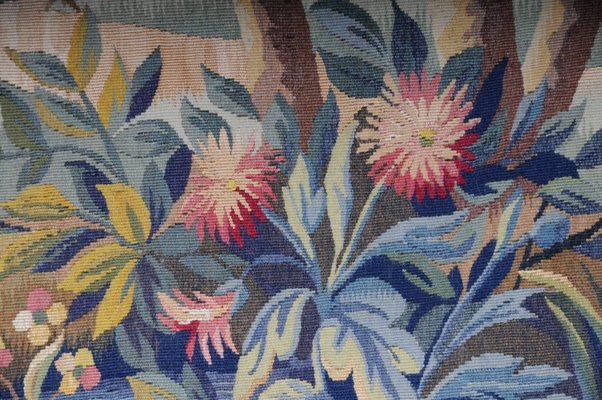 Antique Silk Aubosson Wall Tapestry, France, Late 19th Century-FLW-1756314