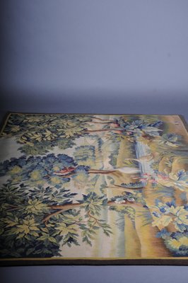 Antique Silk Aubosson Wall Tapestry, France, Late 19th Century-FLW-1756314