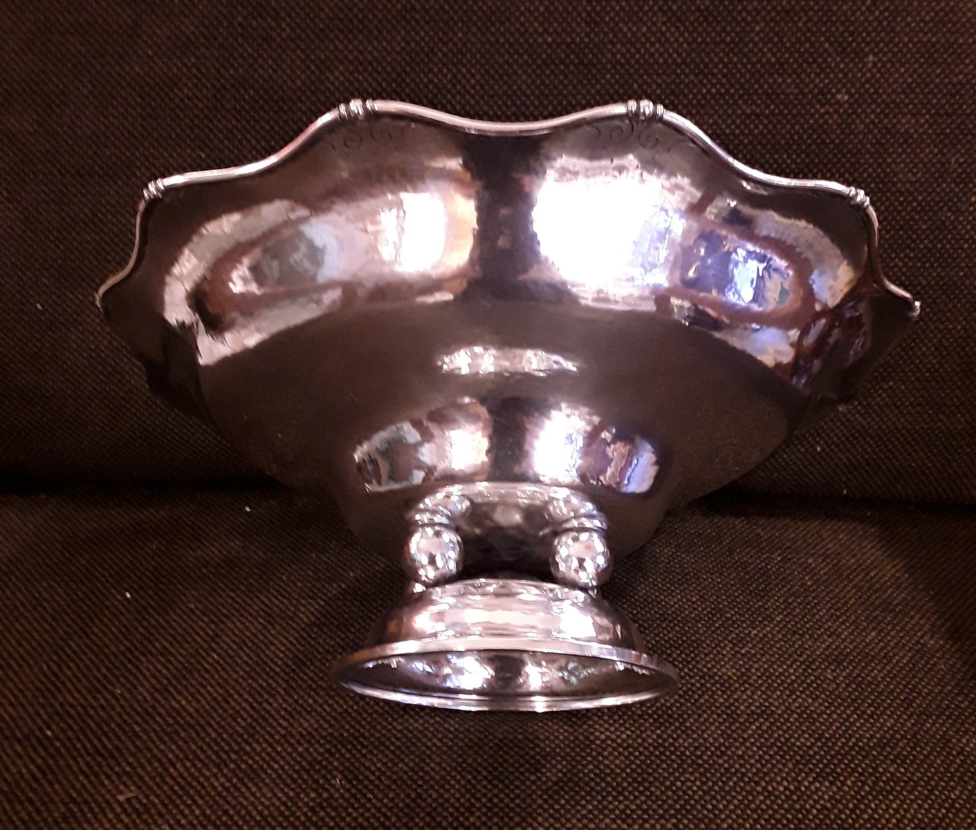 Antique Silver 830 Bowl, 1920s