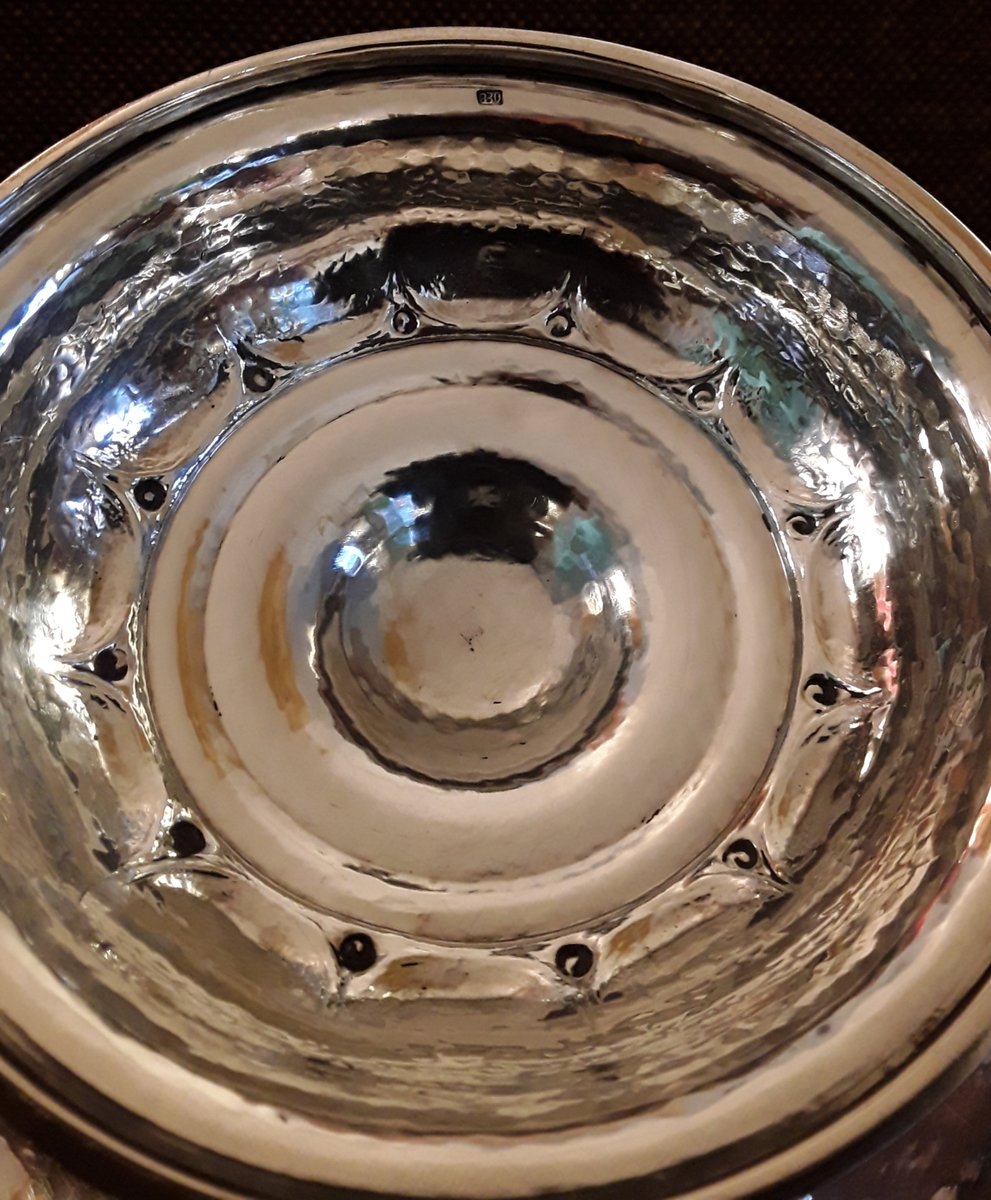 Antique Silver 830 Bowl, 1920s