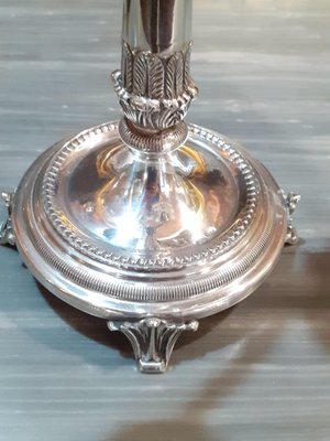 Antique Silver Candlesticks, 1890s, Set of 2-AKA-2016372