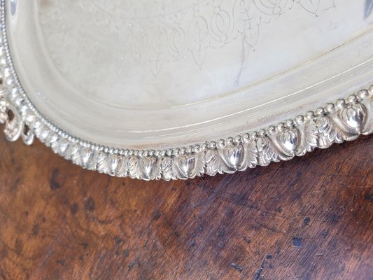 Antique Silver Metal Tray-SYQ-2042823