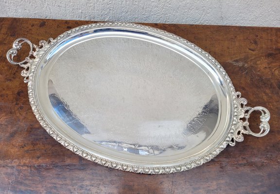 Antique Silver Metal Tray-SYQ-2042823