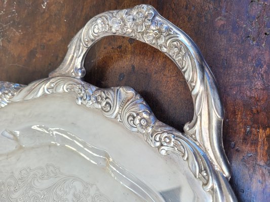 Antique Silver Metal Tray-SYQ-2042829