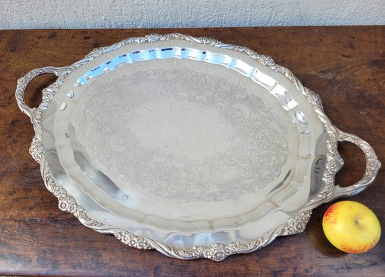 Antique Silver Metal Tray-SYQ-2042829