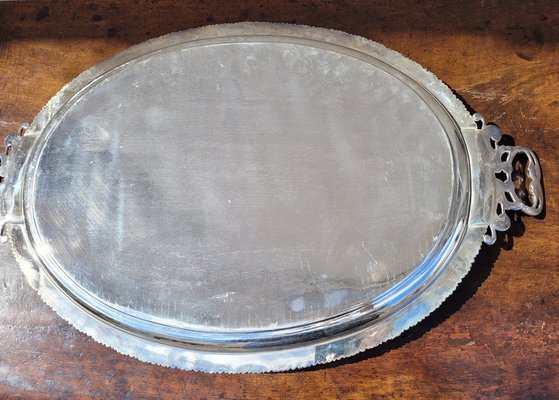 Antique Silver Metal Tray-SYQ-2042823