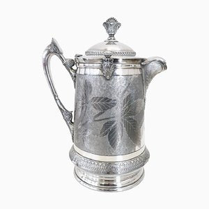 Antique Silver-Plated Pitcher by Reed & Barton, 1870s-DCO-1299634