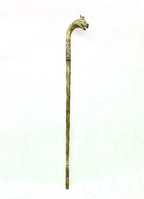 Antique Silver Plated Walking Cane-ZCY-1812835