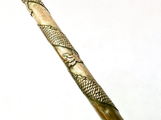 Antique Silver Plated Walking Cane-ZCY-1812835