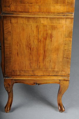 Antique Slanted Flap Secretary in Walnut Veneer-FLW-1765792