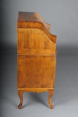 Antique Slanted Flap Secretary in Walnut Veneer-FLW-1765792