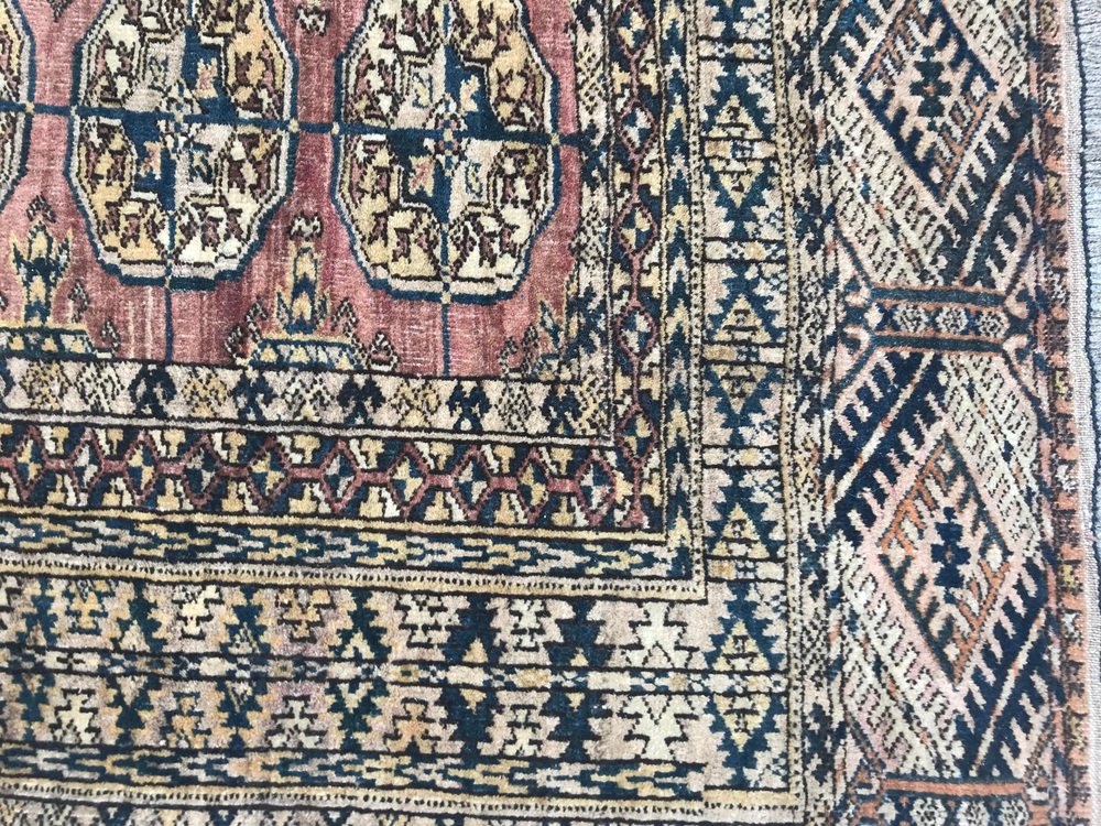 Antique Small Boukhara Turkmen Rug