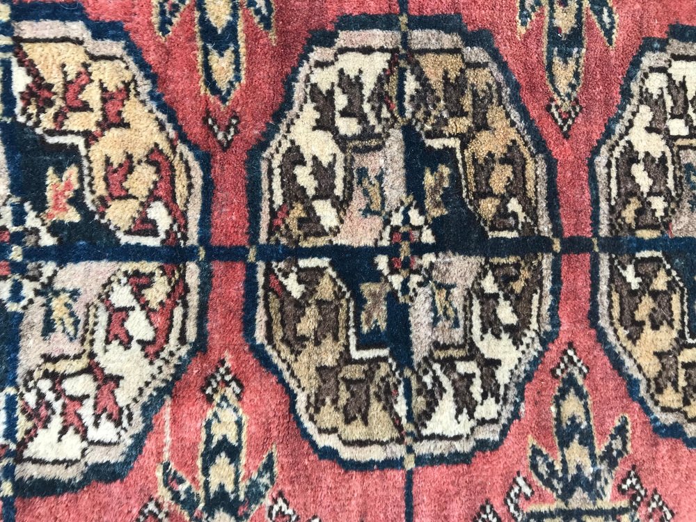 Antique Small Boukhara Turkmen Rug