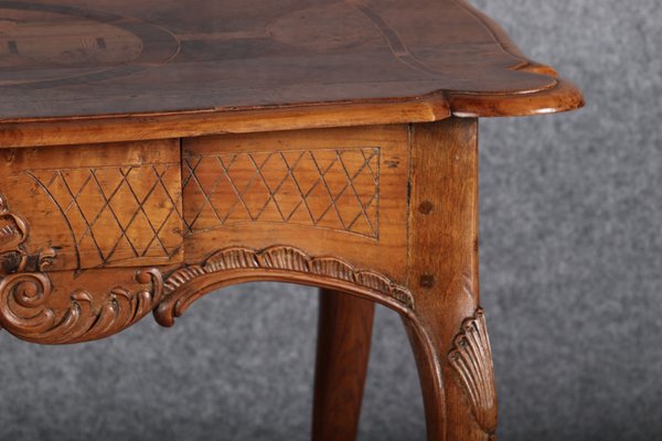 Antique Small Rococo Table Desk in Walnut, 1760-DXD-1750373