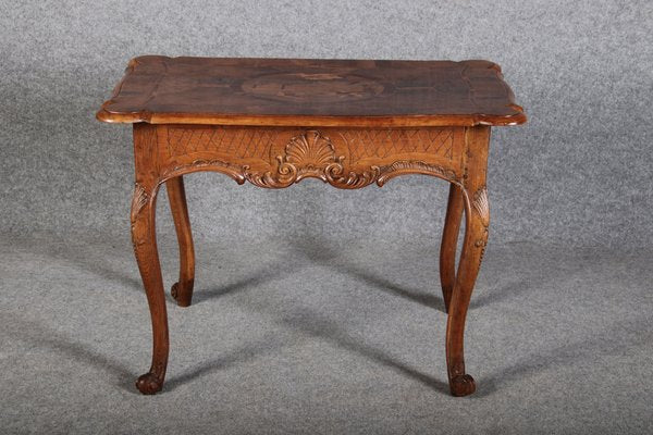 Antique Small Rococo Table Desk in Walnut, 1760-DXD-1750373