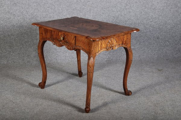 Antique Small Rococo Table Desk in Walnut, 1760-DXD-1750373