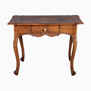 Antique Small Rococo Table Desk in Walnut, 1760-DXD-1750373