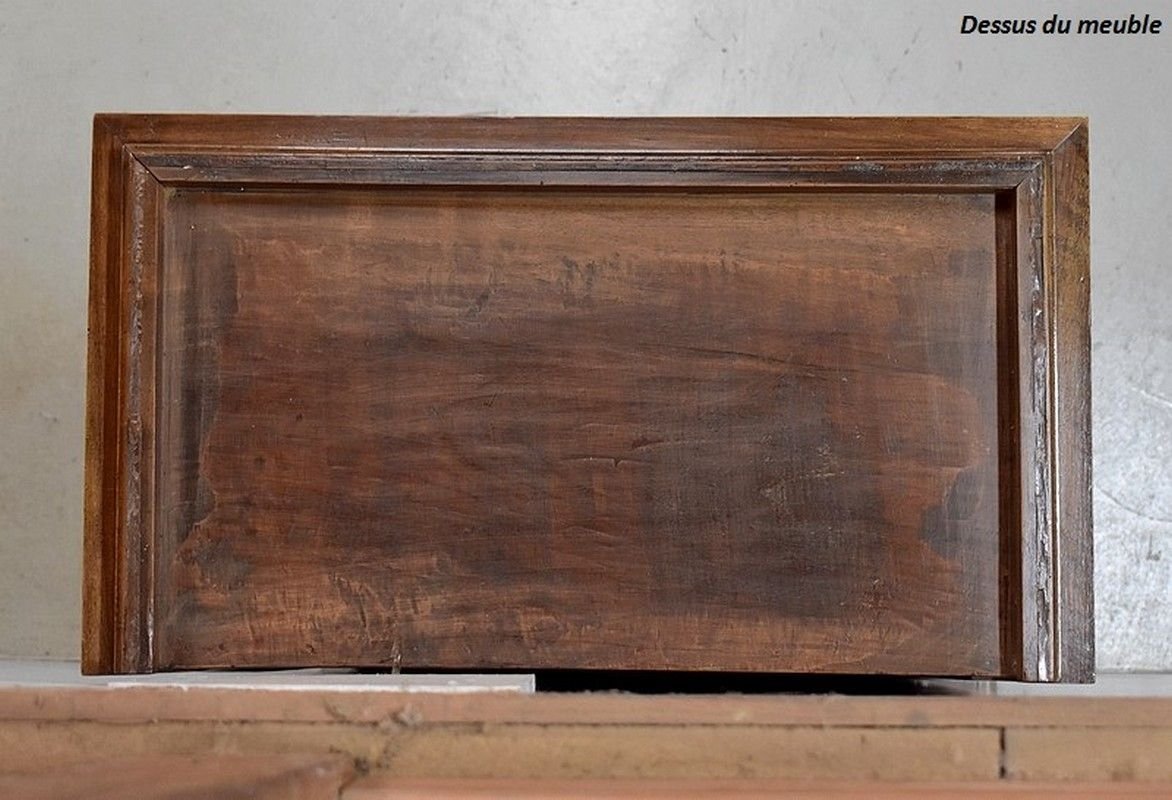 Antique Solid Walnut Breakfast Buffet, 1900s