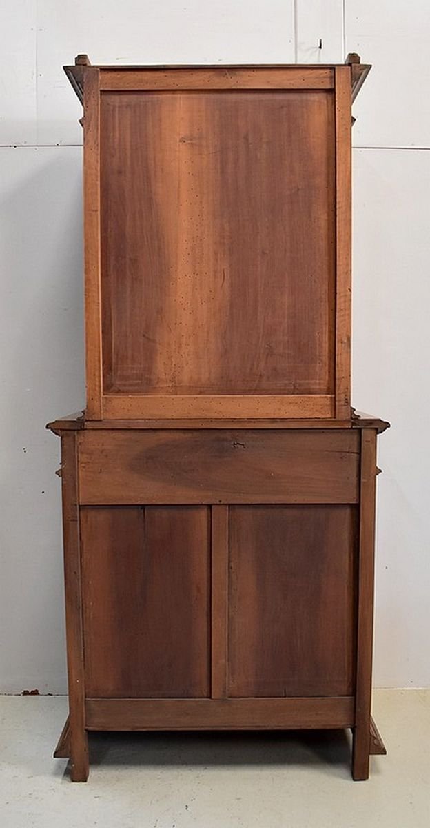 Antique Solid Walnut Breakfast Buffet, 1900s