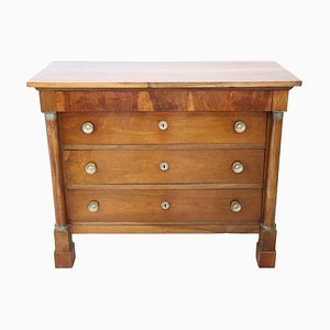 Antique Solid Walnut Chest of Drawers, 1800s-DCO-1100992