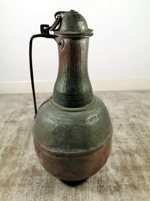 Antique Spanish Copper Jug-QRS-571975