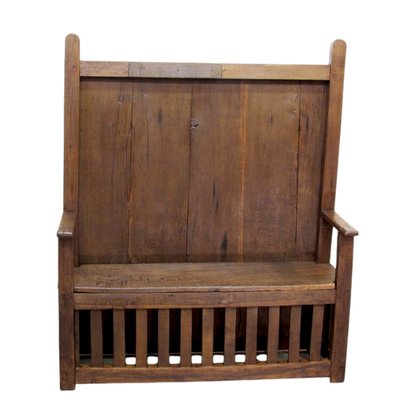 Antique Spanish Oak Bench-TCS-2014857