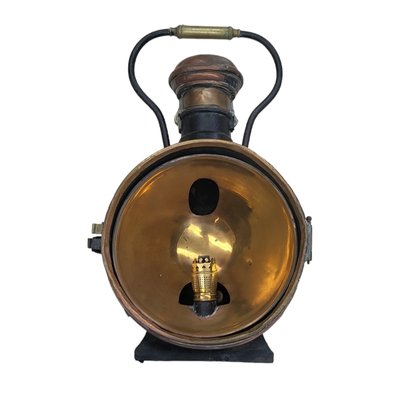 Antique Spanish Train Lamp-TCS-1783276