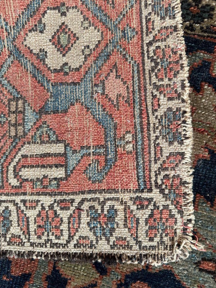 Antique Square Heriz Rug