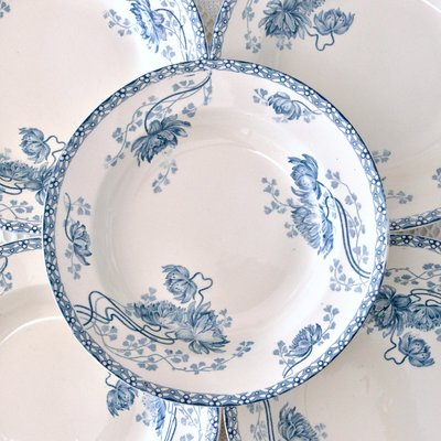 Antique St Amand Plates, 1890s, Set of 5-SHG-2028102