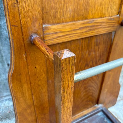 Antique Standing Coat Rack in Oak, 1900s-ALF-2033624