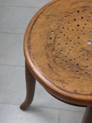 Antique Star Piano Stool in Bentwood-HGJ-1453548